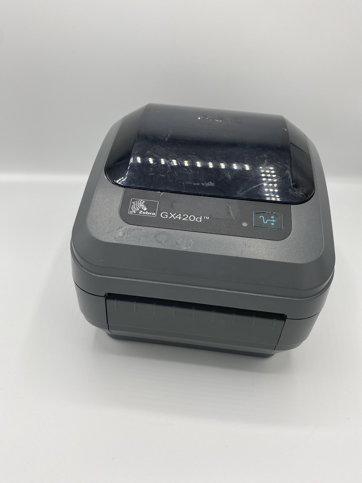 Zebra GX420d Thermal Label Printer USB/Serial/Ethernet w labels & Cables REFURB