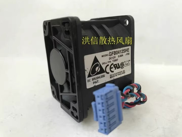 Delta GFB0412SHE DC12V 0.68A Server Cooling Fan PE1750 8X77