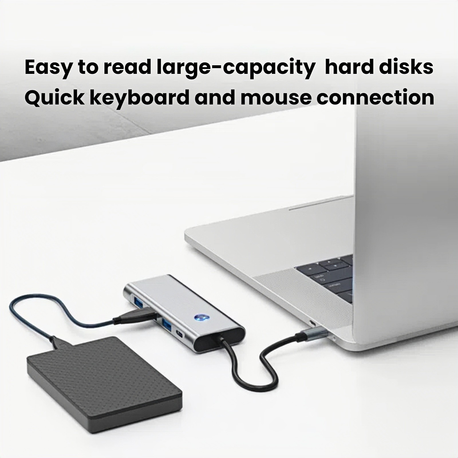7 in 1 USB C Hub HDMI USB 3.0 5Gbps ,Type C to 4k HDMI PD 100W For Macbook ipad