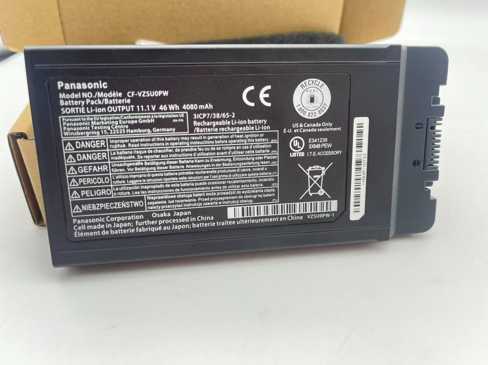 Genuine CF-VZSU0PR CF-VZSU0PW Battery For Panasonic Toughbook CF-54 MK1 OEM 46WH