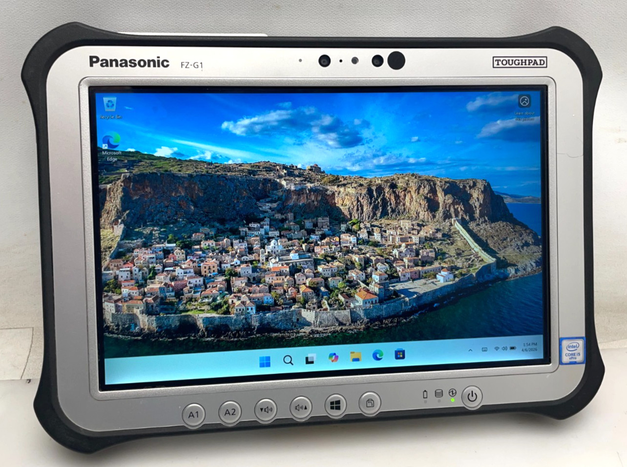 Panasonic ToughPad FZ-G1 i5-7300U 8gb Ram 256gb SSD W11 7860 Hrs Bios Rstrc.