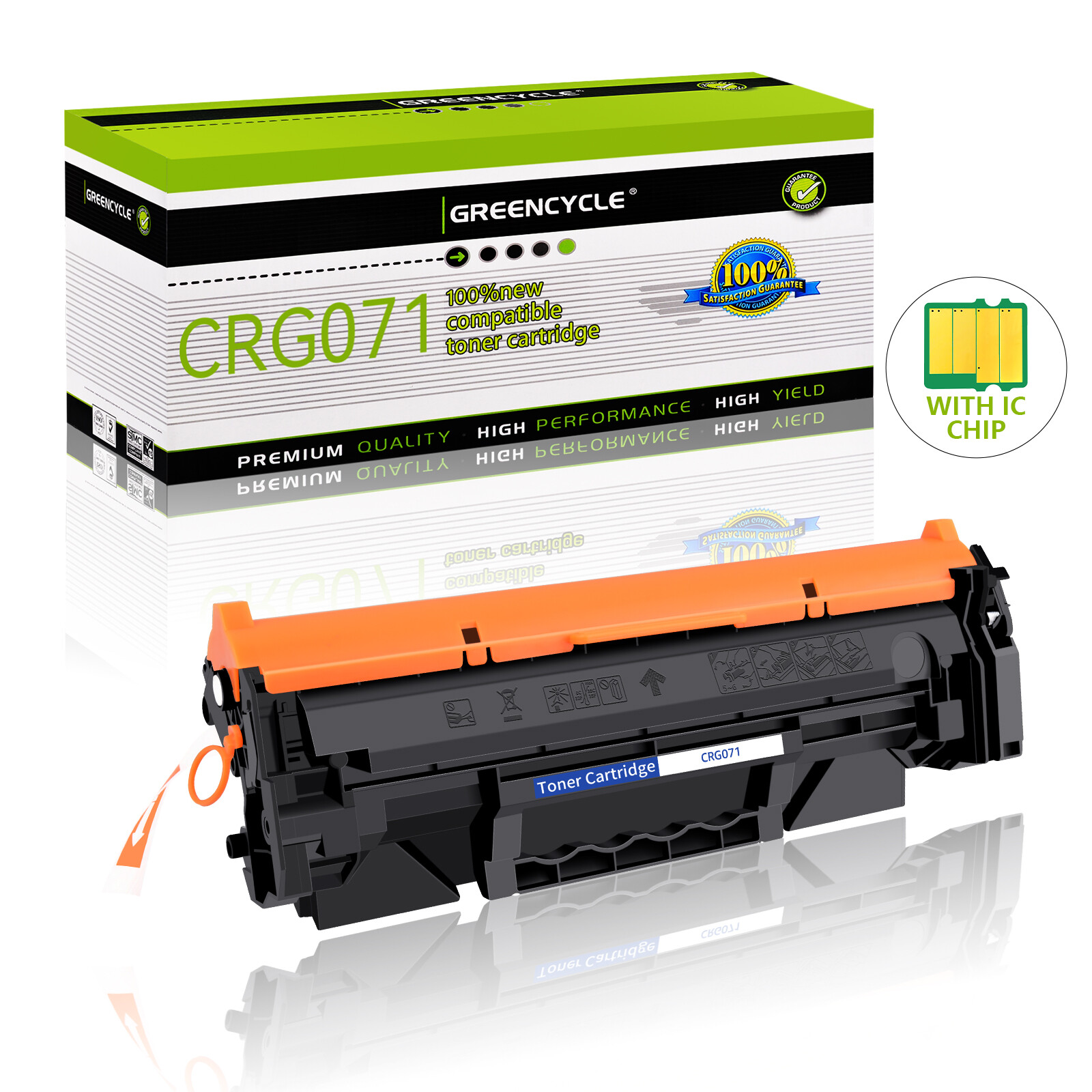 Compatible 071 Toner Cartridge with New Chip for Canon imageCLASS MF270 MF272dw