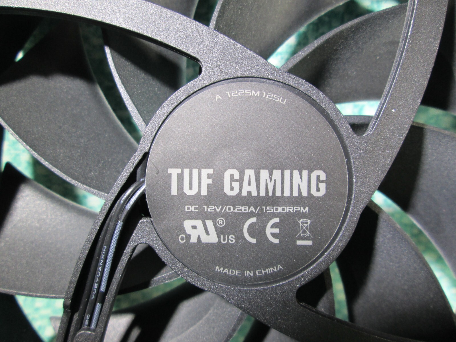 ASUS TUF Gaming 120mm Case Fan – Black – NON-Lit / 1500rpm