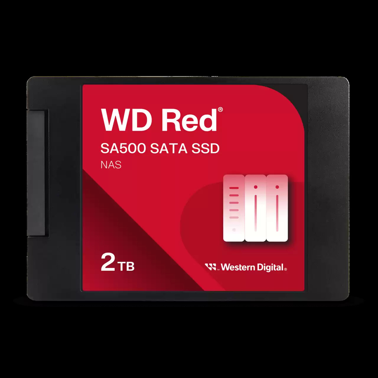 Western Digital 2TB WD Red SA500 NAS SATA SSD 2.5”/7mm Cased WDS200T2R0A-68CKB0