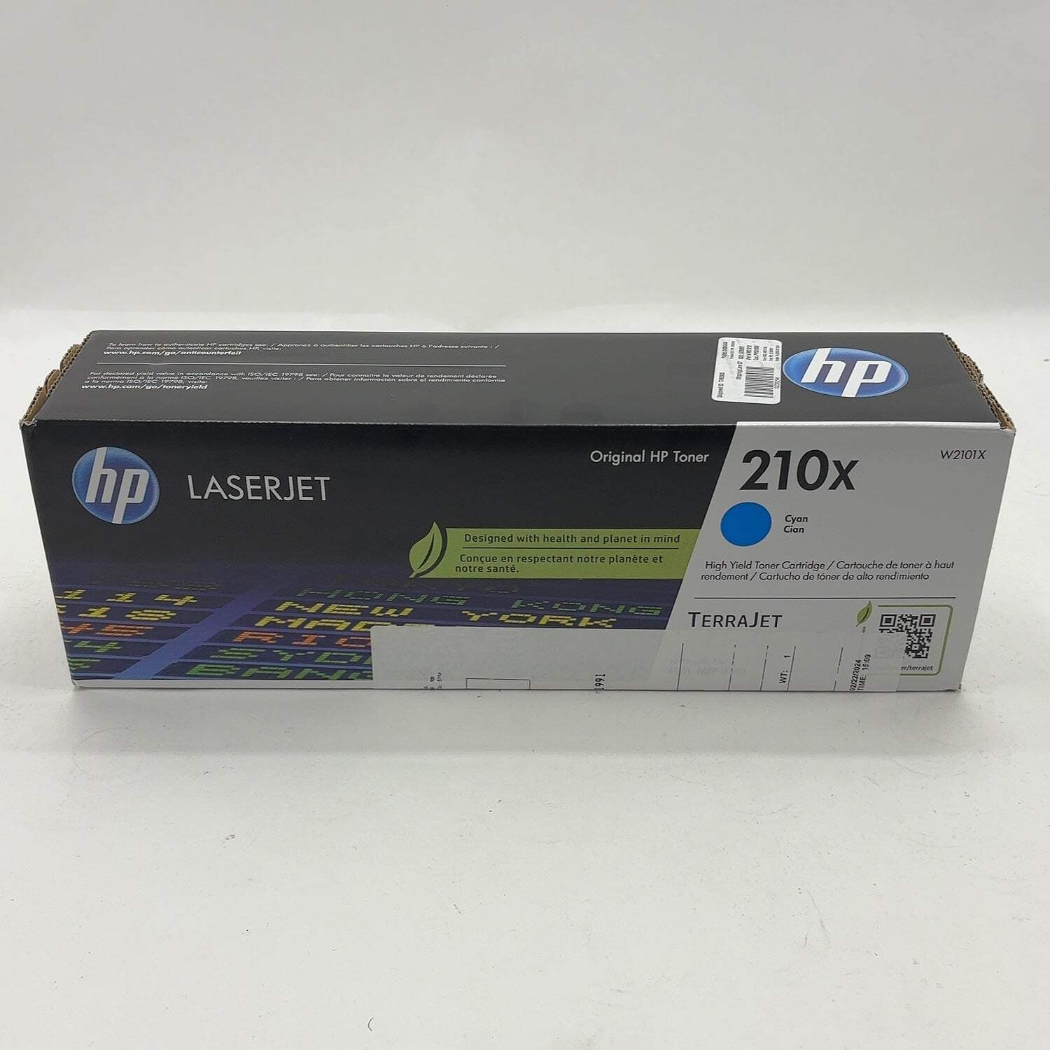 New HP 210X W2101X Cyan High Yield Toner Cartridge