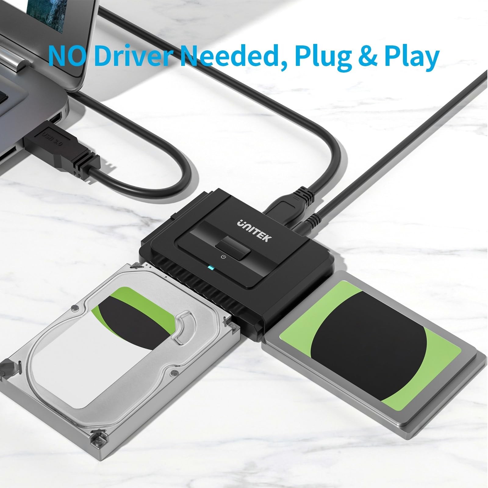 USB 3.0 to IDE and SATA Converter External Hard Drive Adapter Kit for Univers…