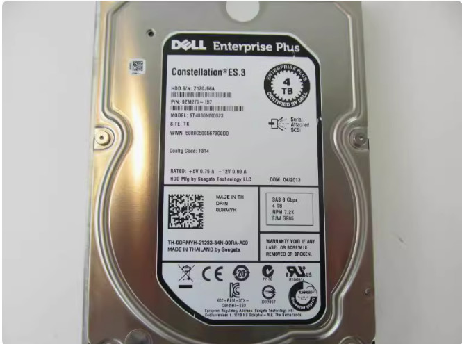 Dell Compellent 4TB 3.5″ SAS 6G 7.2K Enterprise Plus Hard Drive HDD DRMYH 0DRMYH