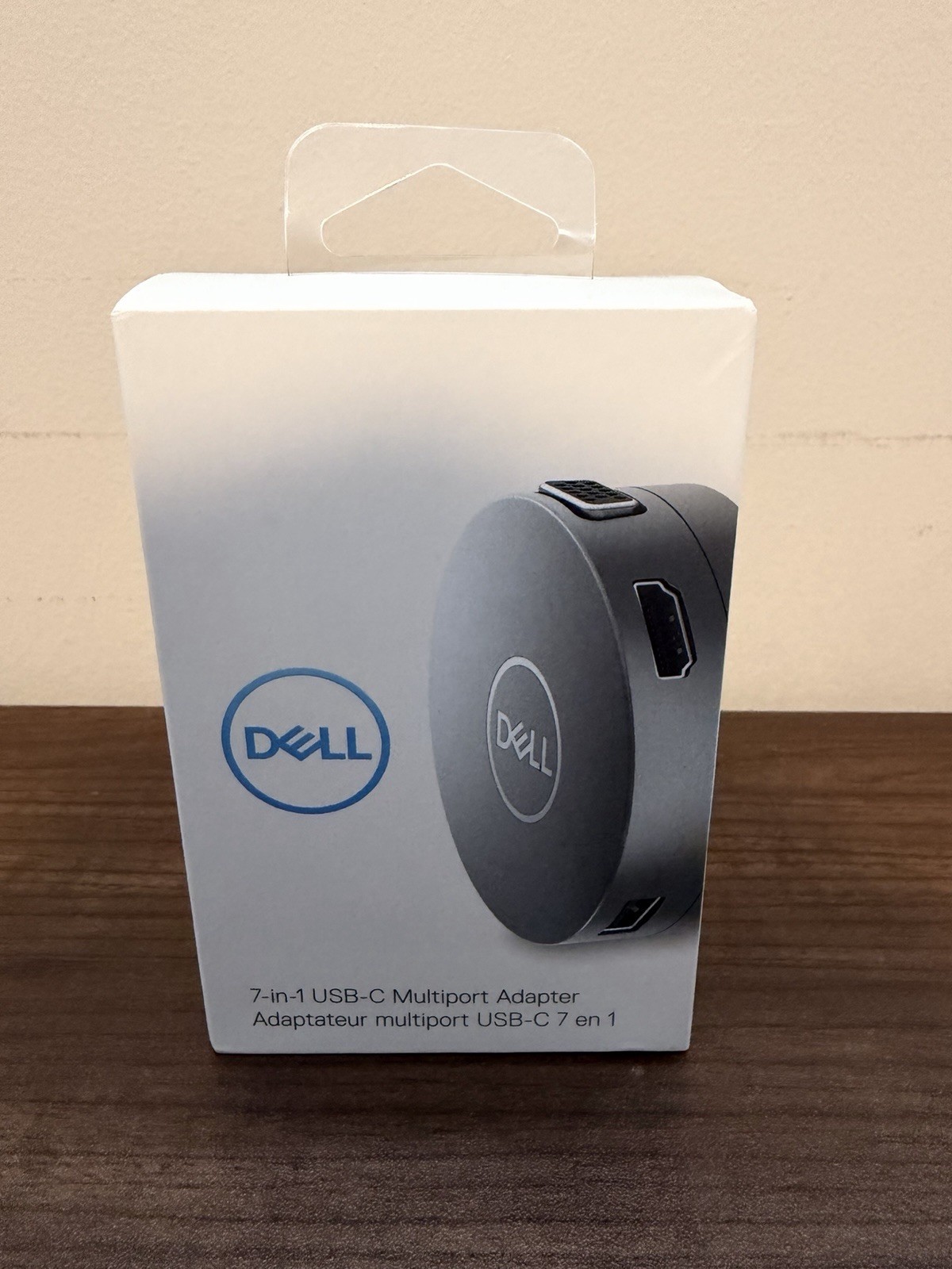 Dell 7-in-1 USB-C Multiport Adapter HDMI DP VGA USB-A Ethernet Portable Gray