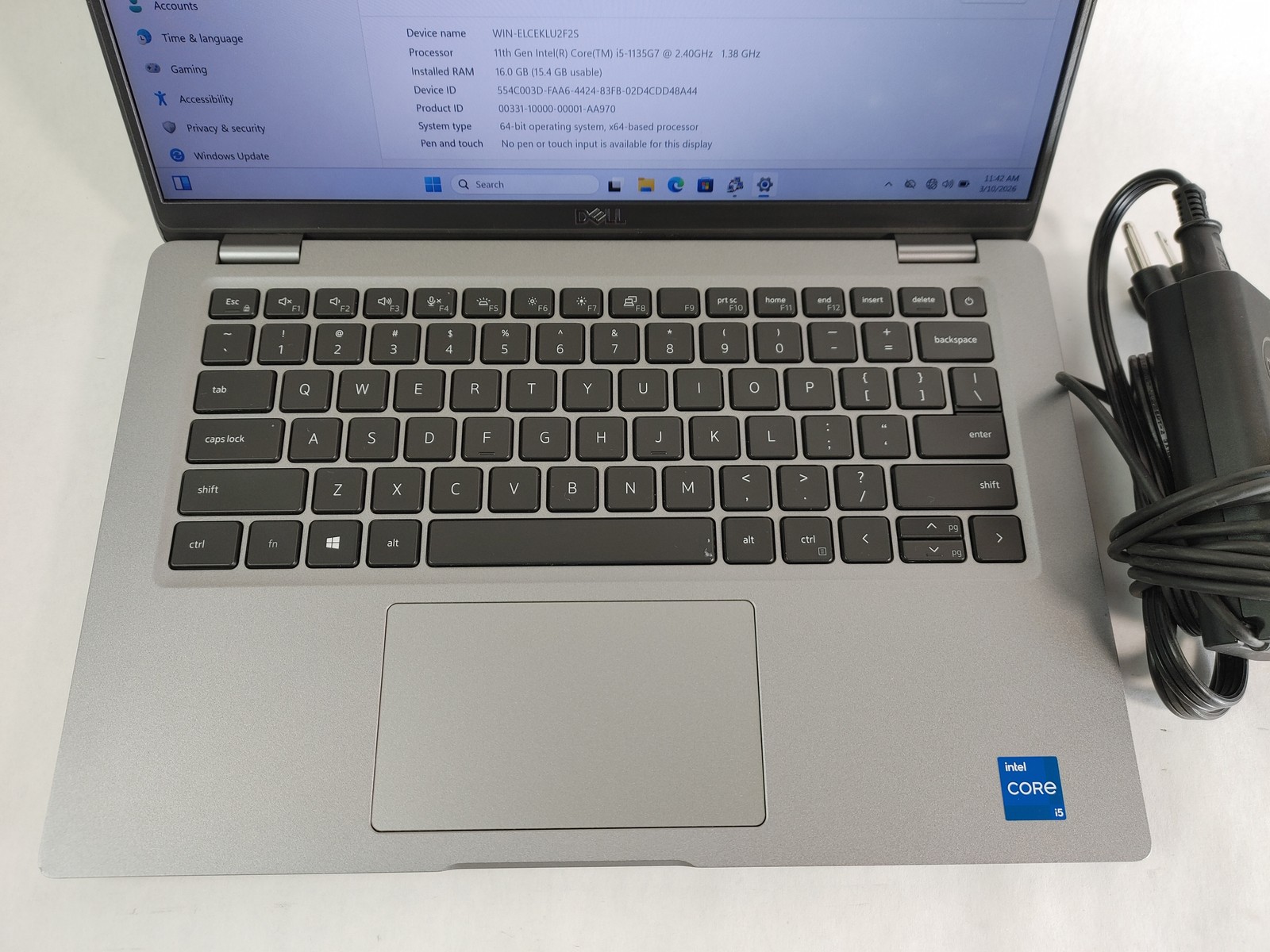 Dell Latitude 5420 Core i5-1135G7 2.40 GHz 16 GB DDR4 512 GB NVMe Windows 11 Pro