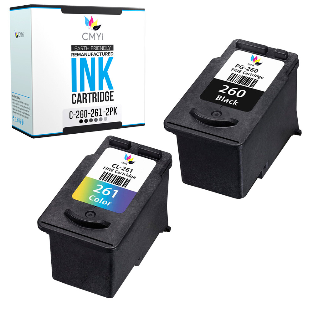 PG-260 CL-261 Ink Cartridges Lot for Canon 260 261 Combo Pack Fits PIXMA