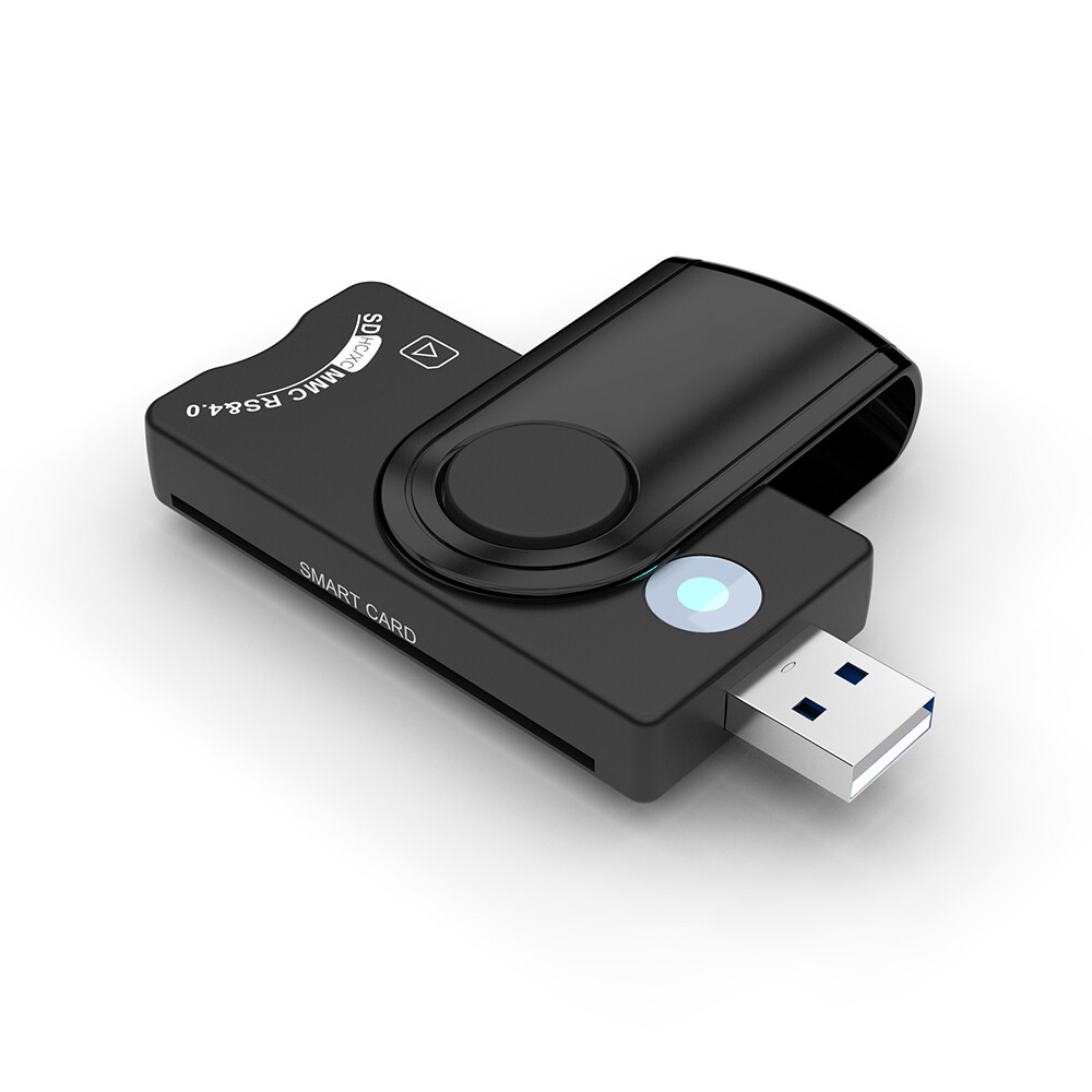 7-in-1 Smart USB Micro TF SD SIM ID Memory Card Reader DOD Adapter for PC Laptop