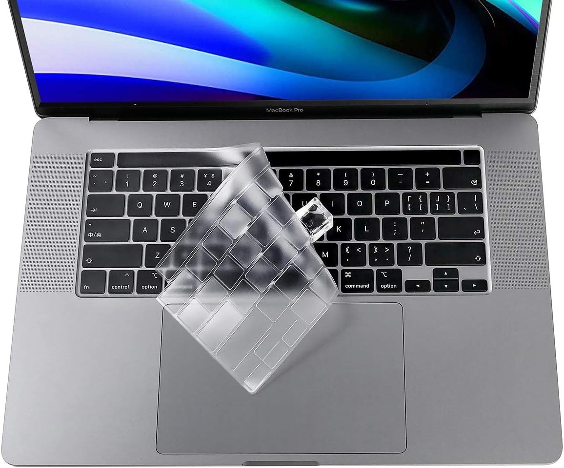 Ultra-Thin TPU Keyboard Cover for MacBook Pro 13″ & 16″ – Water & Dust Resistant