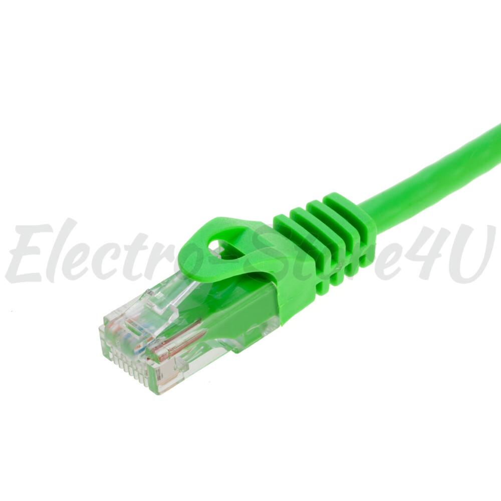 Cat6 Ethernet Patch Green Cable 3 5 10 20 50 100 200 LAN Router Network PS3 Lot