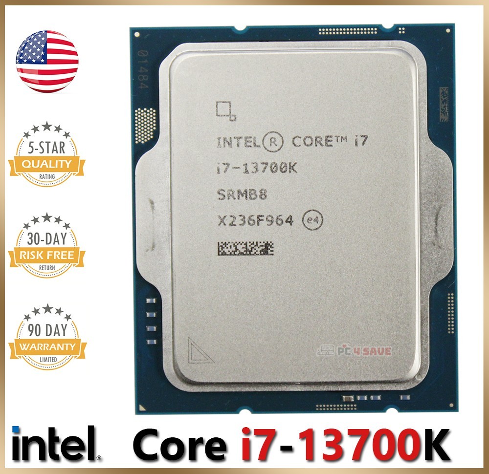 13th Gen Intel Core i7-13700K CPU SRMB8 up to 5.4GHz LGA 1700 Desktop Processor