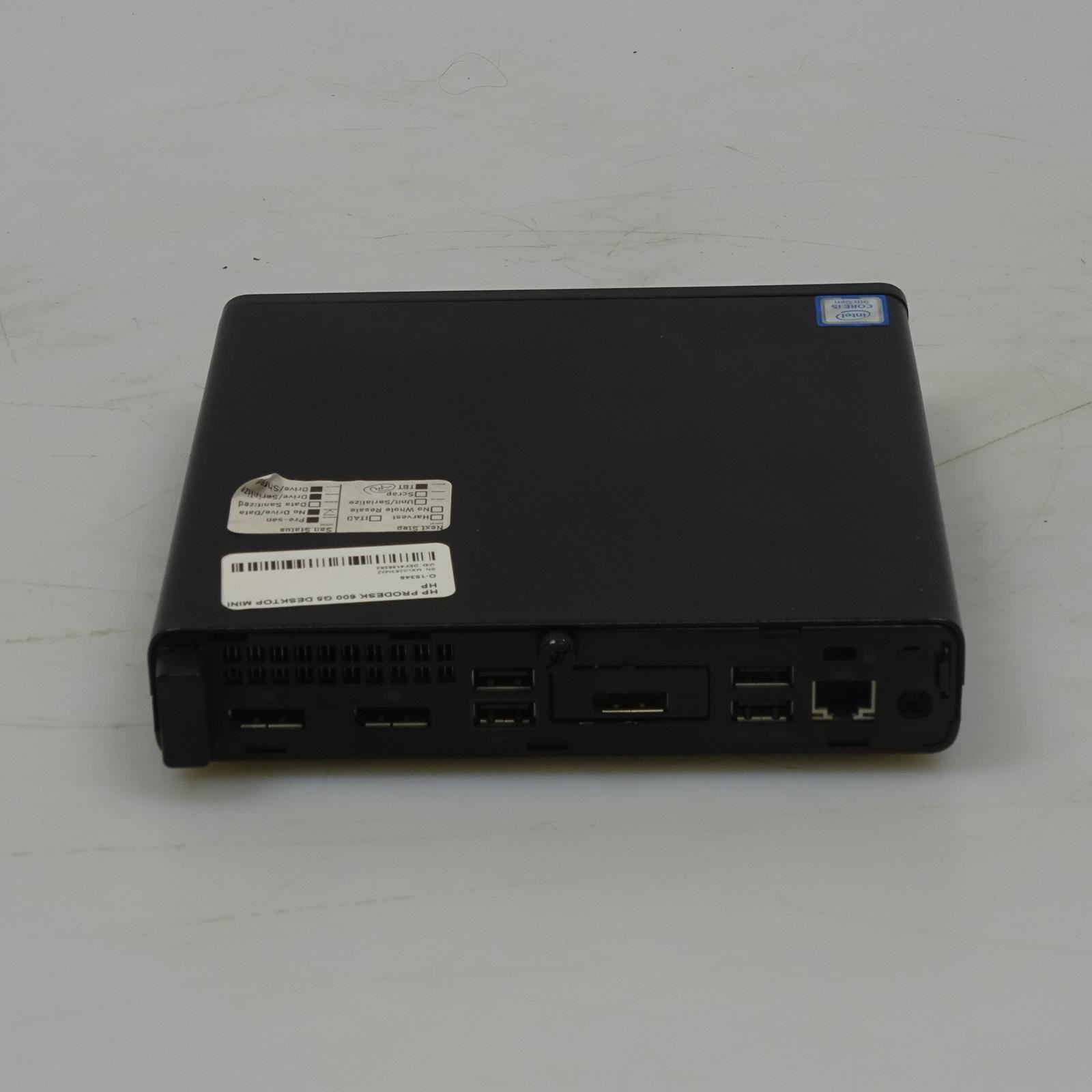 HP Prodesk 600 G5 DM Intel Core i5 9th Gen 8GB RAM No Drive/OS USFF