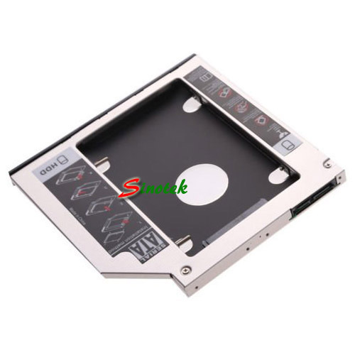 SATA to SATA 2nd HDD SSD Hard Drive 9.5mm Universal Caddy CD/DVD-ROM Optical Bay