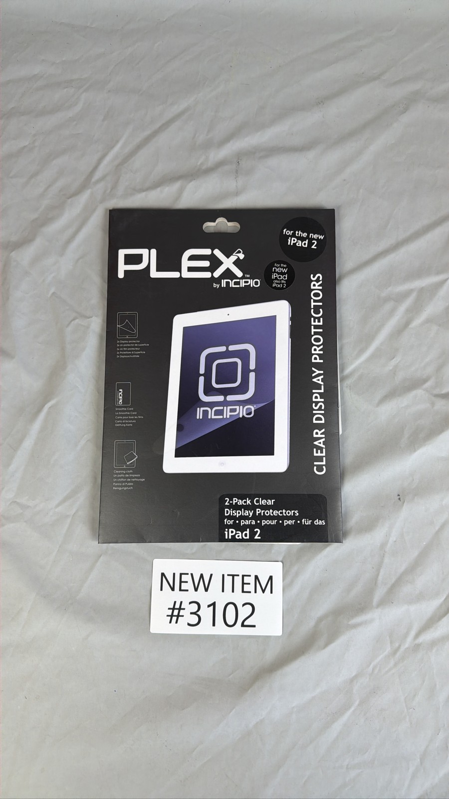Only 1 Inside Idncipio PLEX Clear Screen Protector 1-Pack for Applei Pad 2 & 3