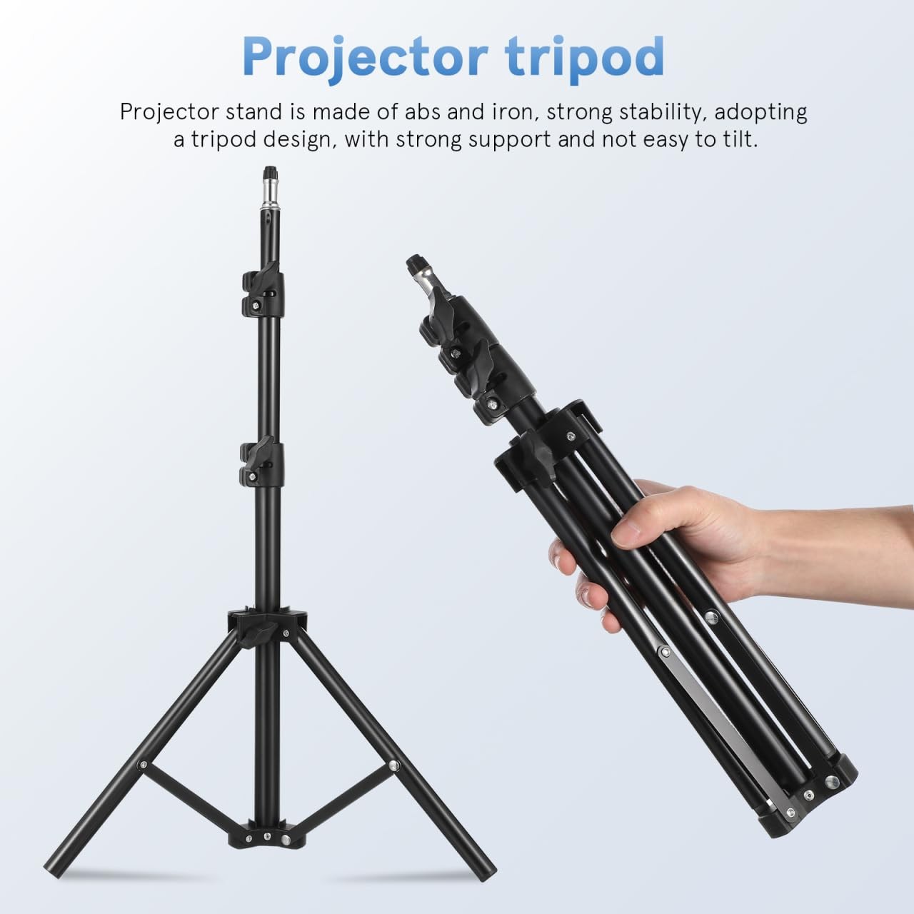Adjustable Tabletop Floor Laptop Projector Tripod Stand For Home Office Stage
