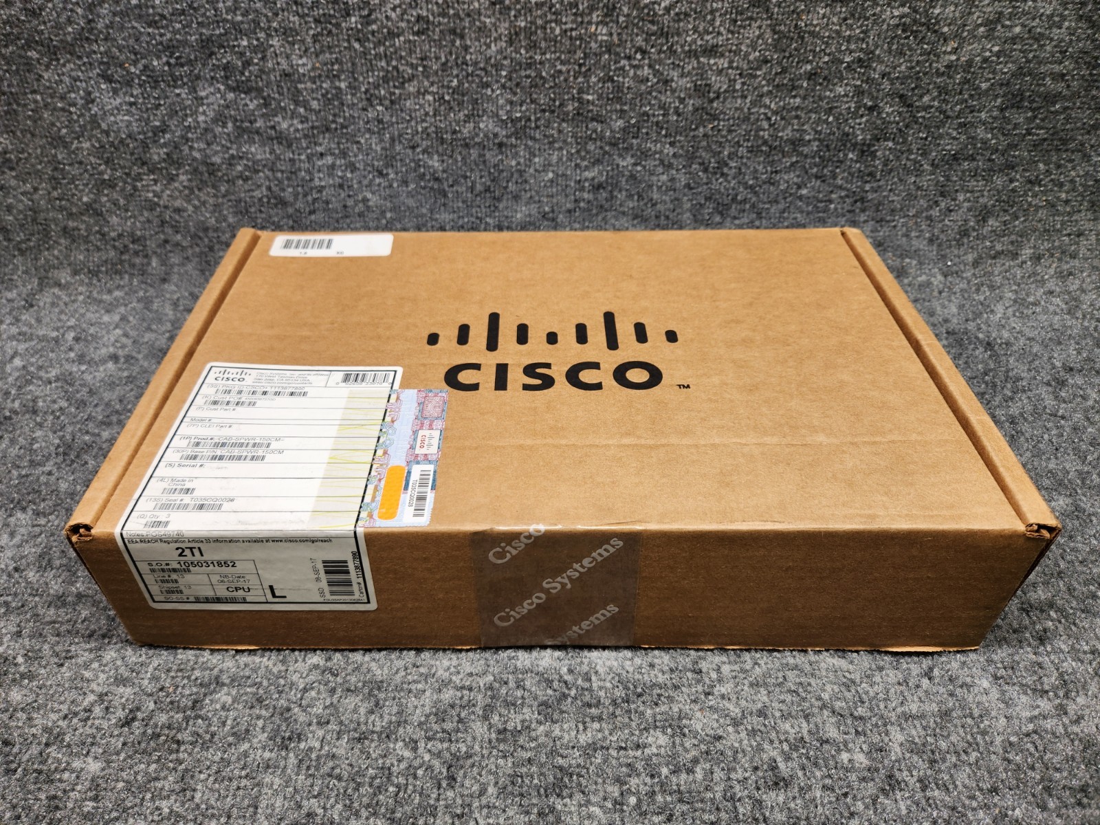 *NEW/SEALED* Cisco CAB-SPWR-150CM Catalyst StackPower Cable (3 Count)