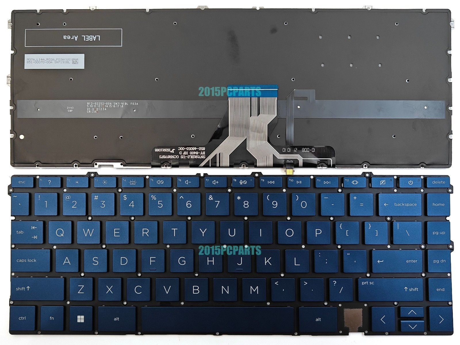 New HP Spectre x360 16-F0010CA 16-F1013DX TPN-C154 2-in-1 Keyboard Backlit US