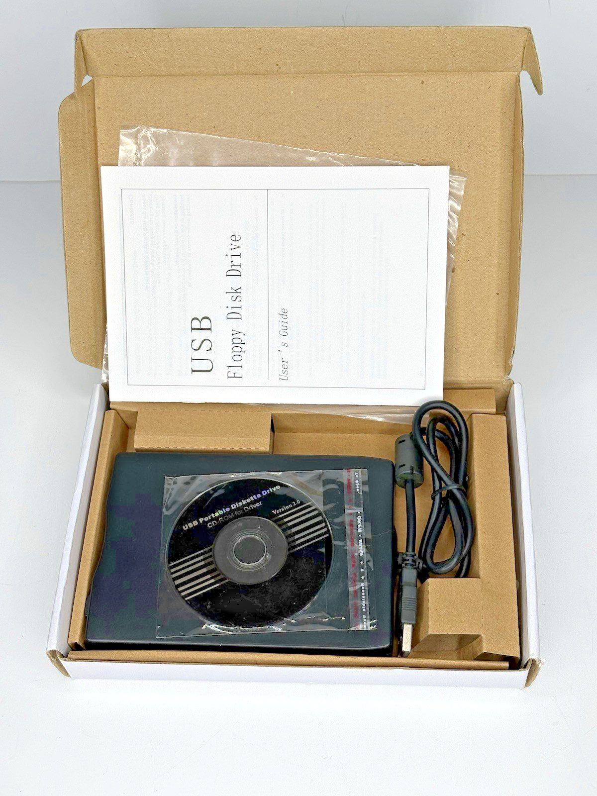 Bytecc BT-144 Ultra Slim USB External Floppy Disk Drive New Open Box