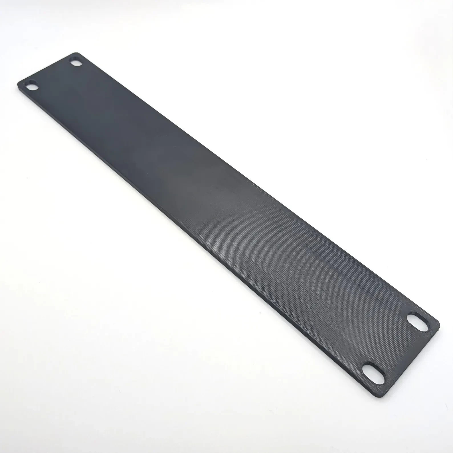 1U Server Rack Blank – 10 Inch Panel – Black or White – Textured PETG