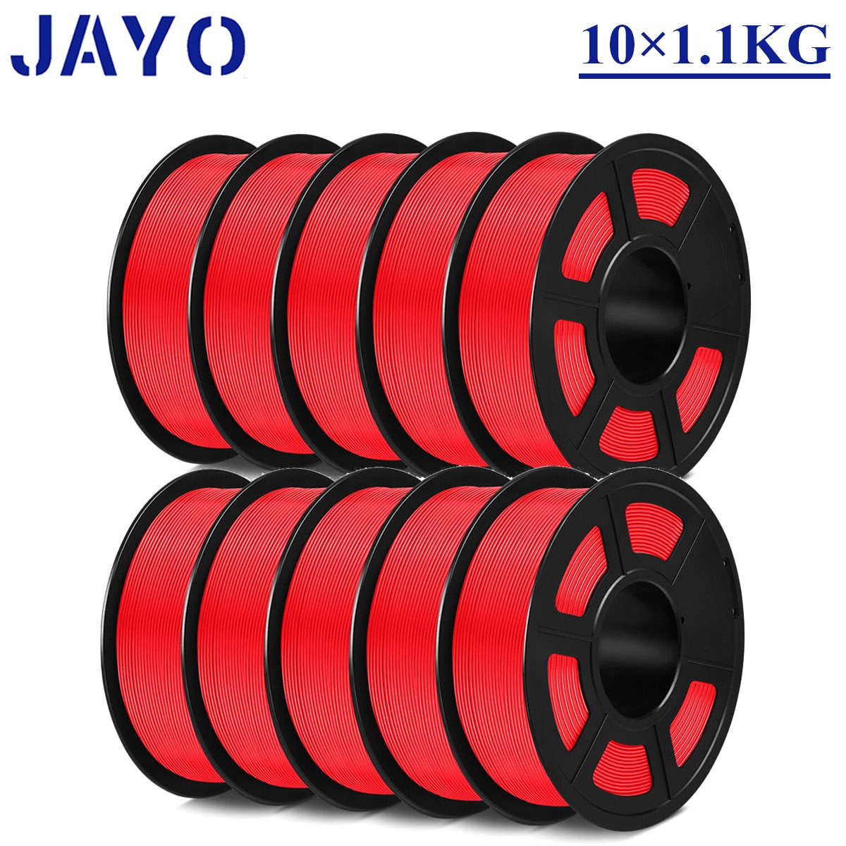 JAYO 10KG 1.75mm PETG Filament 3D Printer Consumables High Toughness Black