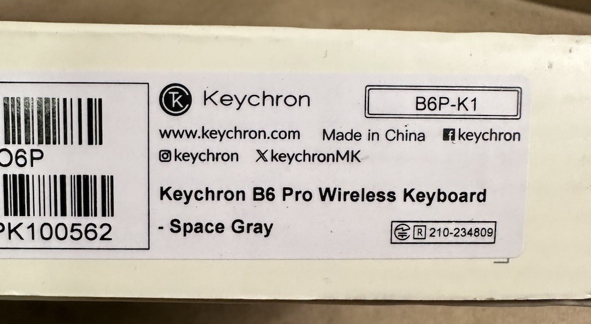 Keychron – B6 Pro 100% Custom Wireless Keyboard with Progrmmable ZMK Support