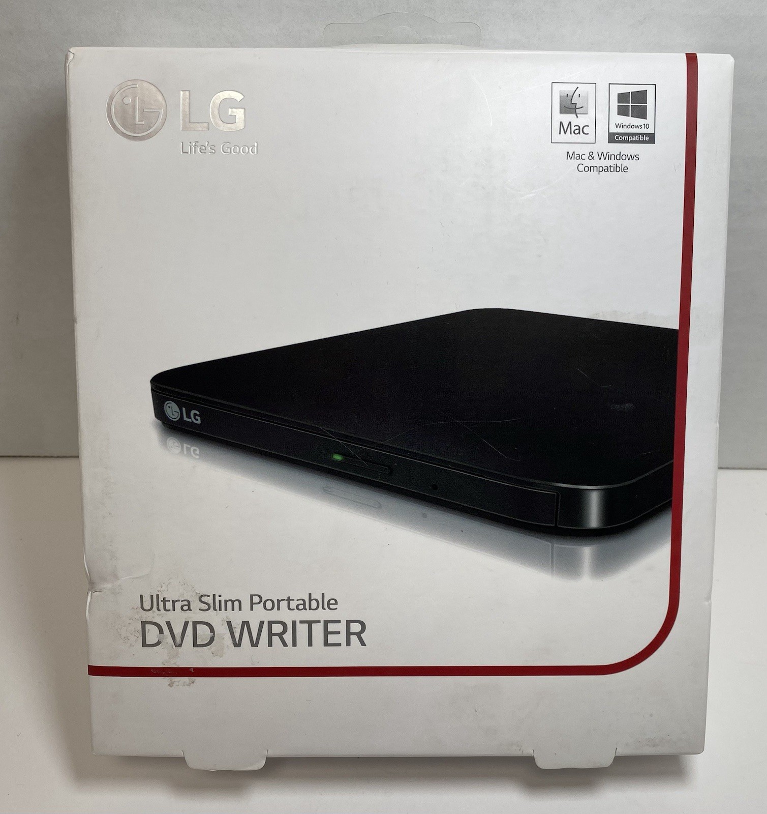 LG SP80NB80 Ultra Slim Portable DVD Writer USB External Mac Windows Open Box