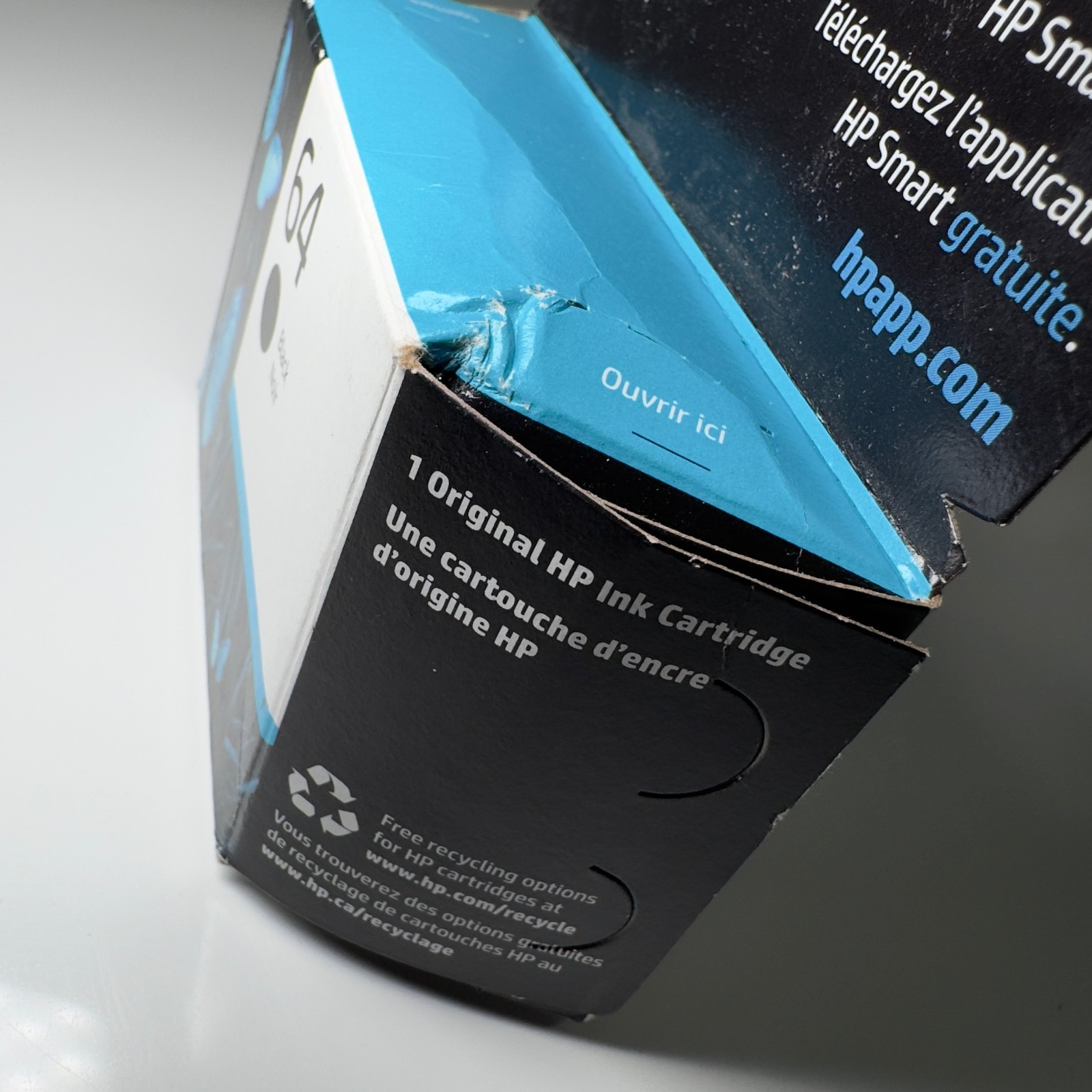 Genuine HP 64 Black Original Ink Cartridge N9J90AN EXP 03/2025 NEW