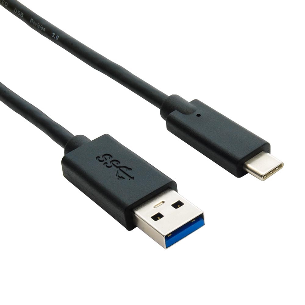 USB-C 3.1 Male to USB 3.0 Type-A Male Cable Fast Charger Charging Cord – 3FT/6FT