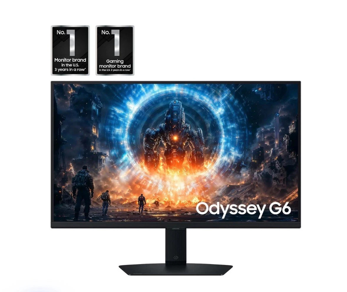27″ Odyssey G6 G60F QHD 350Hz Gaming Monitor