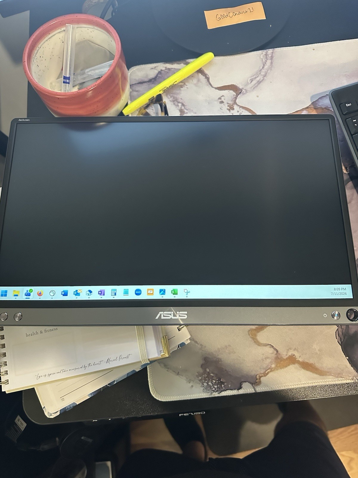 ASUS ZenScreen MB16ACE 15.6″ Full HD IPS LED Portable Monitor – Dark Gray