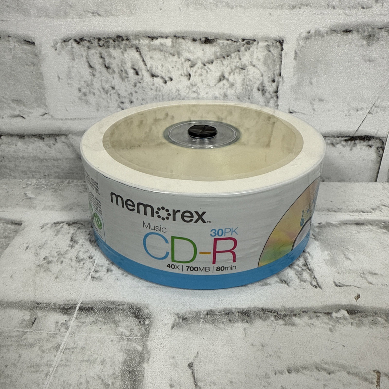 Memorex CD-R 30 Pack 40X 700MB 80min Music Media NEW FACTORY SEALED!