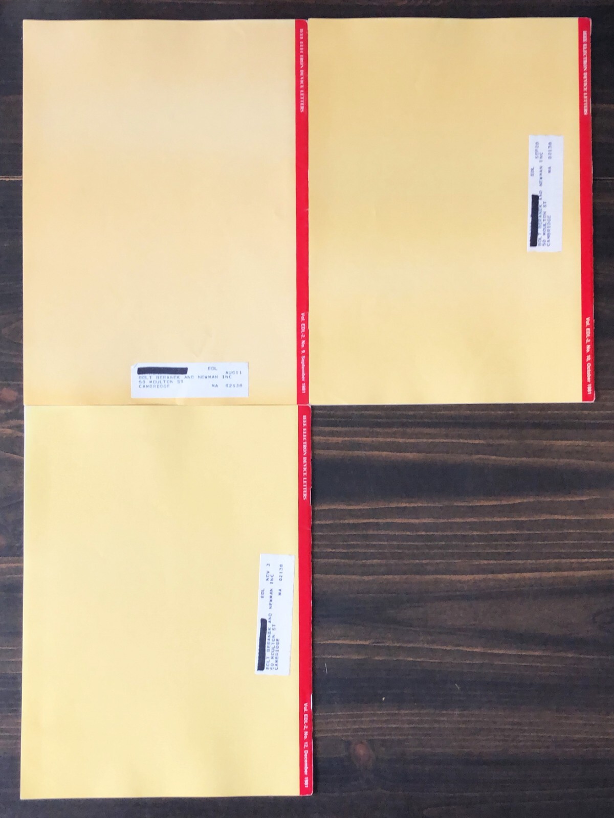 1981 IEEE Electron Device Letters Magazine – Lot of 11