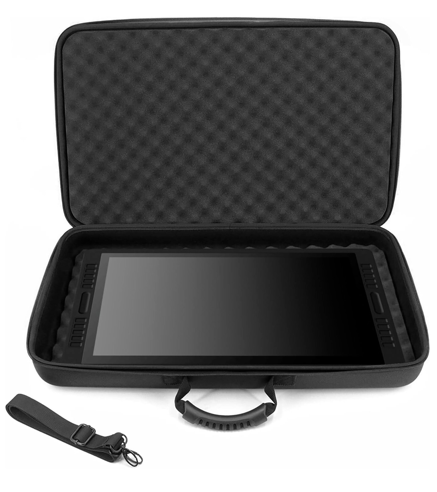 CM Carry Case for Wacom Cintiq Pro 22 or Huion Kamvas 20 Graphics Tablet – Black