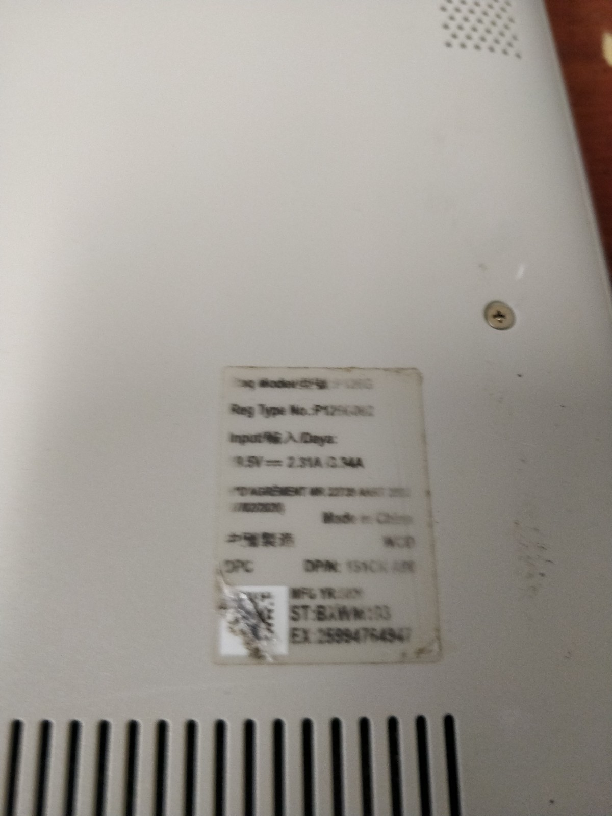 Dell Inspiron 5400 INTEL CORE I5-1035G1@1.10GHz 8GB RAM NO DRIVE PARTS 8464