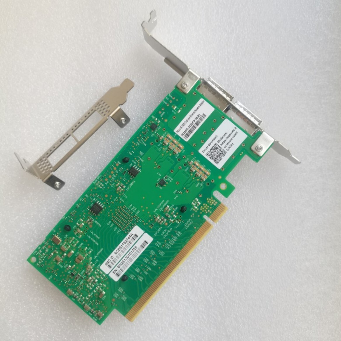 PCIe x16 dual port 100G QSFP28 Ethernet network adapter