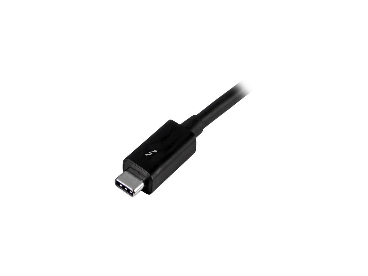 StarTech.com TBLT3MM2M Thunderbolt 3 Cable – 6 ft / 2m – 4K 60Hz – 20Gbps – USB
