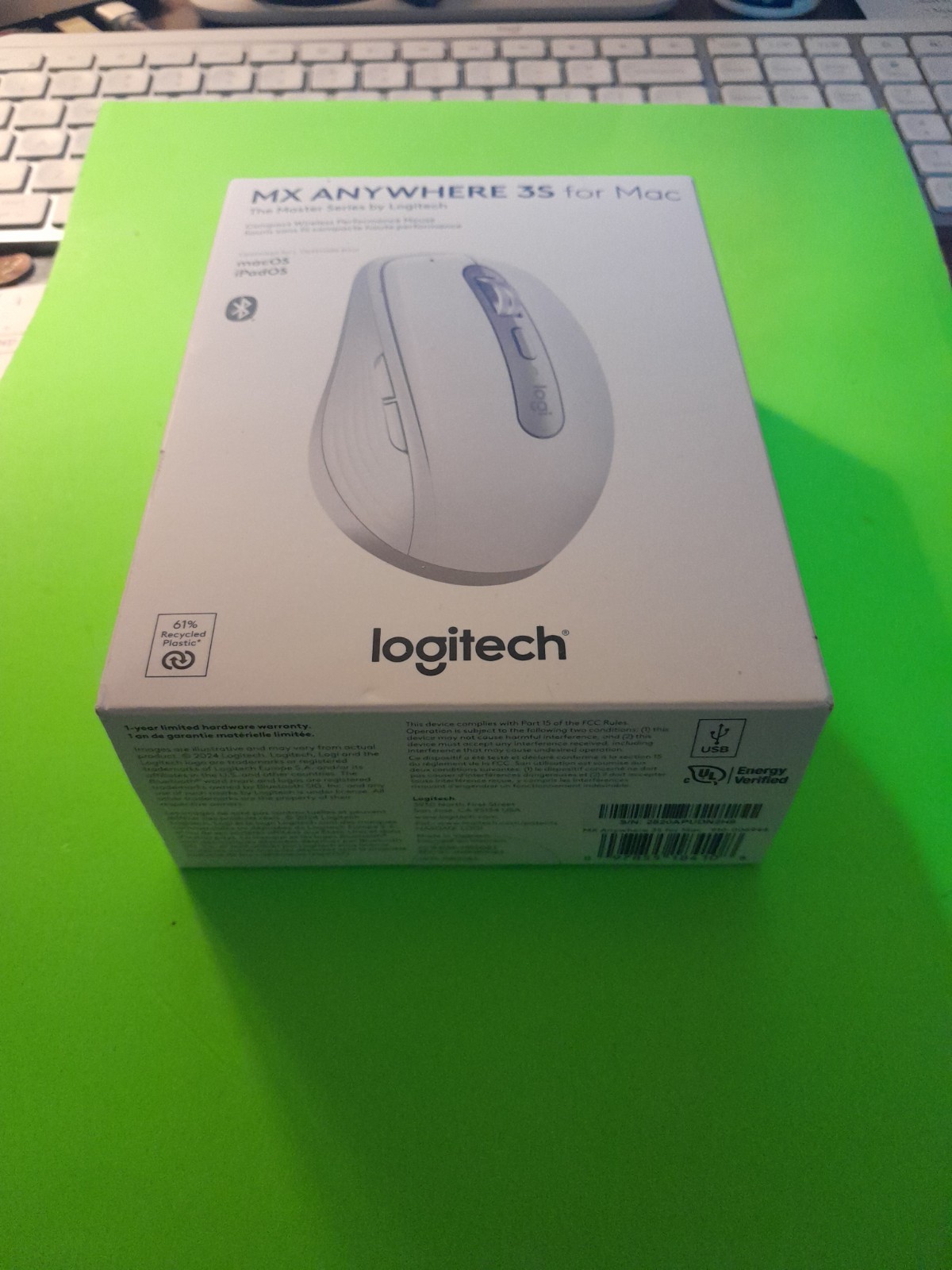 Logitech Mx Anywhere 3s For Mac, iPad Compact Wireless Bluetooth Mouse