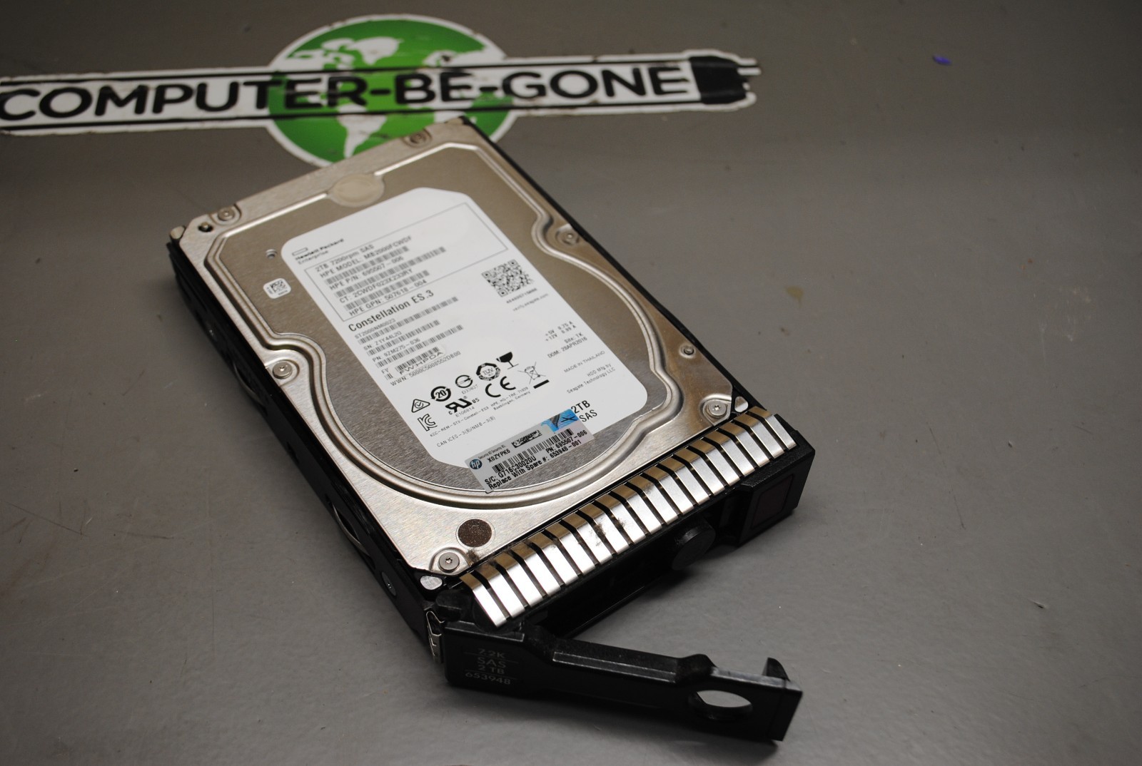 HP CONSTELLATION ES.3 MB2000FCWDF 2TB SAS HARD DRIVE P/N:695507-006 FREE SHIP