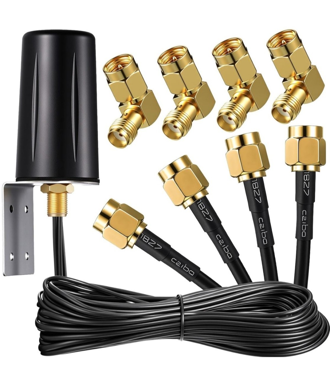 FairySandy 5 Pcs 5G Mobile Antenna 4×4 MIMO Omnidirectional LTE External Antenna