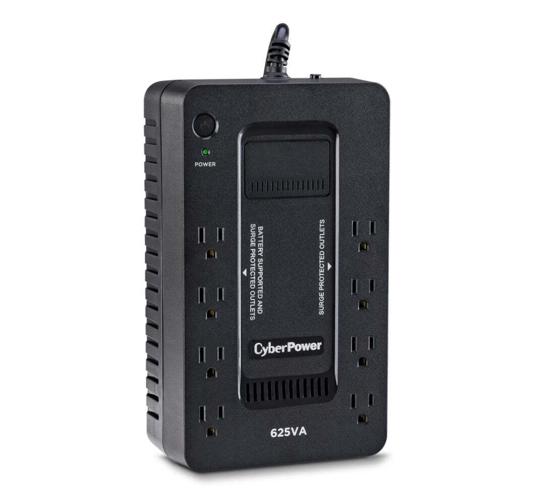 CyberPower XC625-R 625VA/375W 8 Outlets UPS – Certified Refurbished