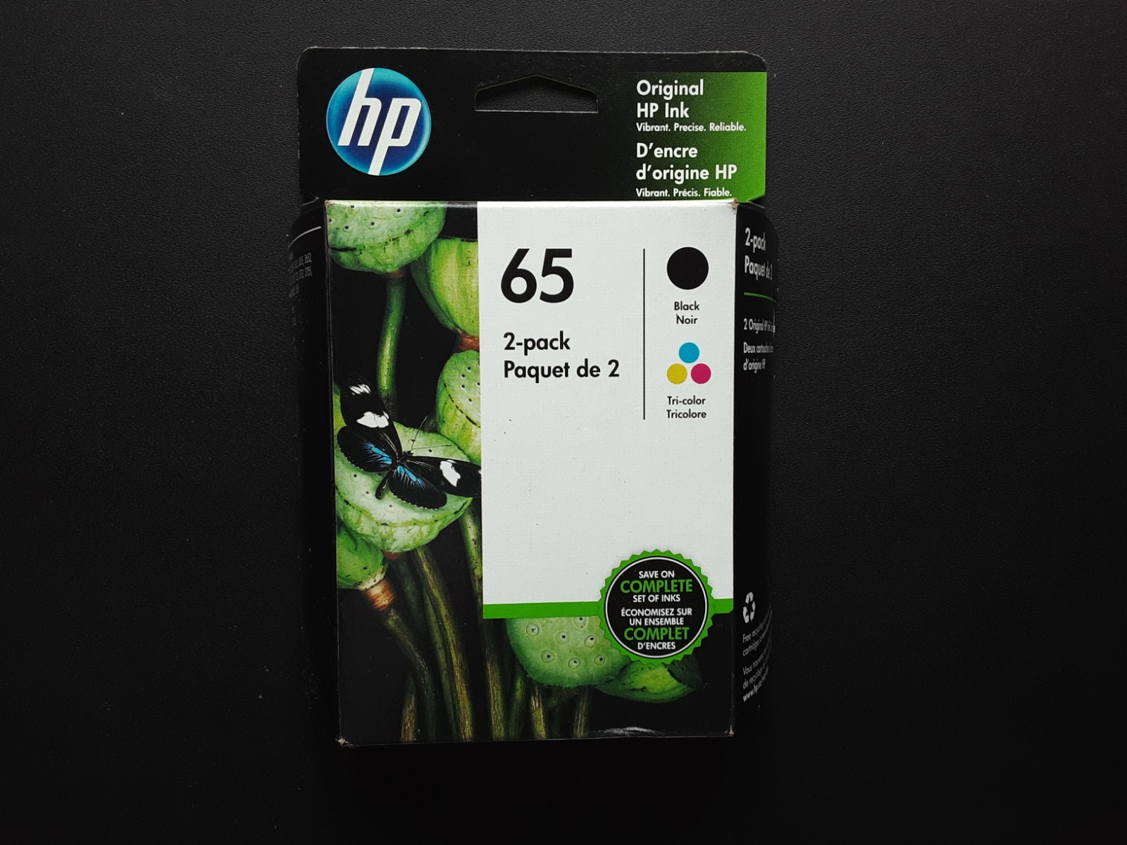 HP 65 Combo Ink Cartridge, Exp Sept 2021