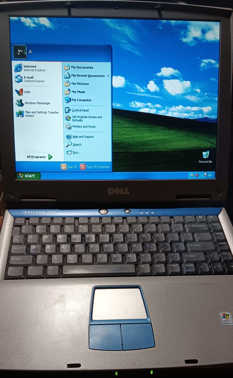 Dell Inspiron 5100 15″ Laptop PP07L WIN XP Pentium 4 2.66 GHz ATI Radeon 7500