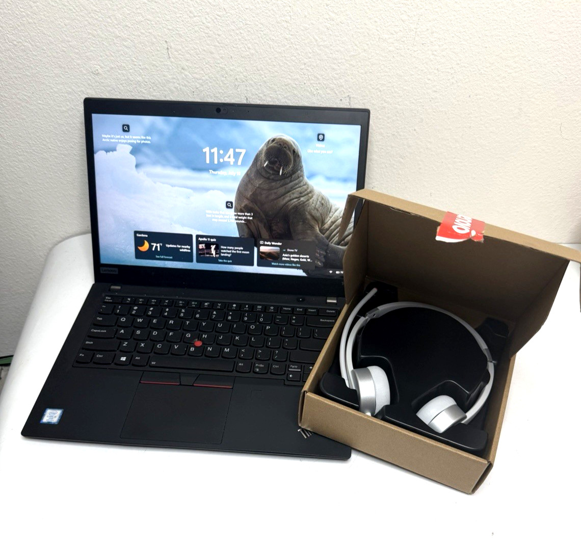 Lenovo ThinkPad T490 14″ Intel Core i5 16GB Ram 256GB SSD W11P (25H2) IR Camera