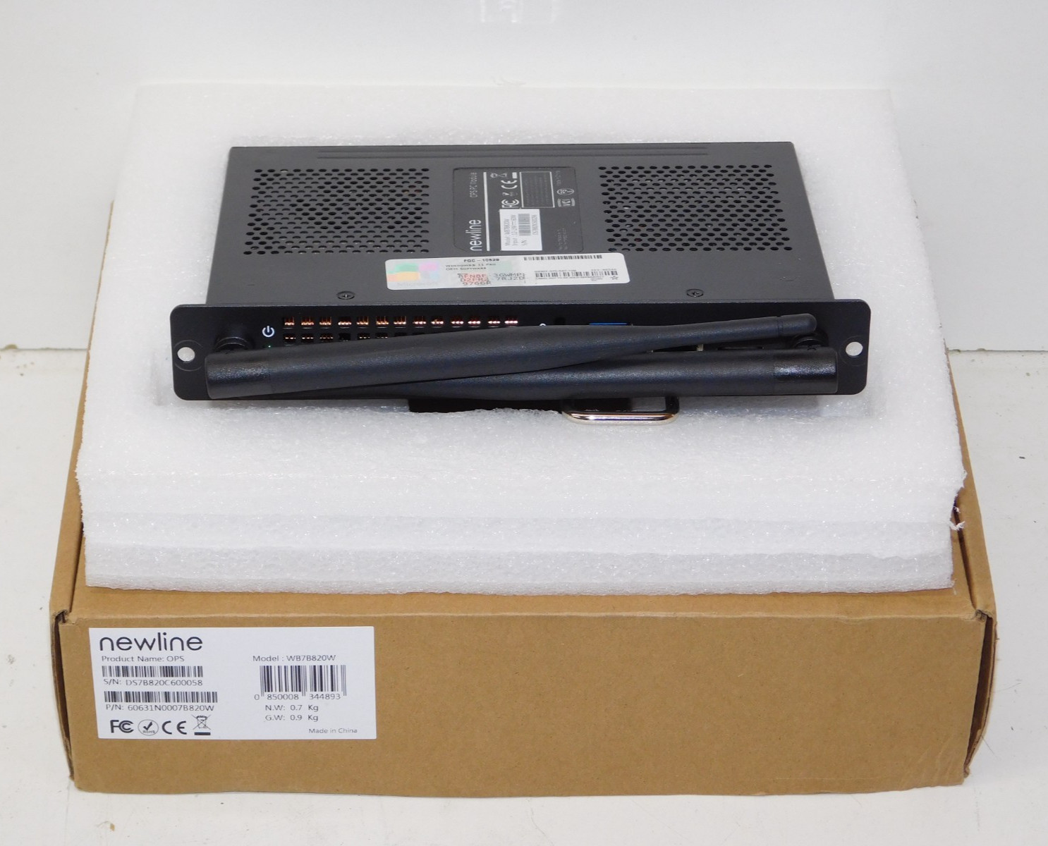 New Newline WB7B820W OPS PC Module On Board Computer Windows 11 Display Unit