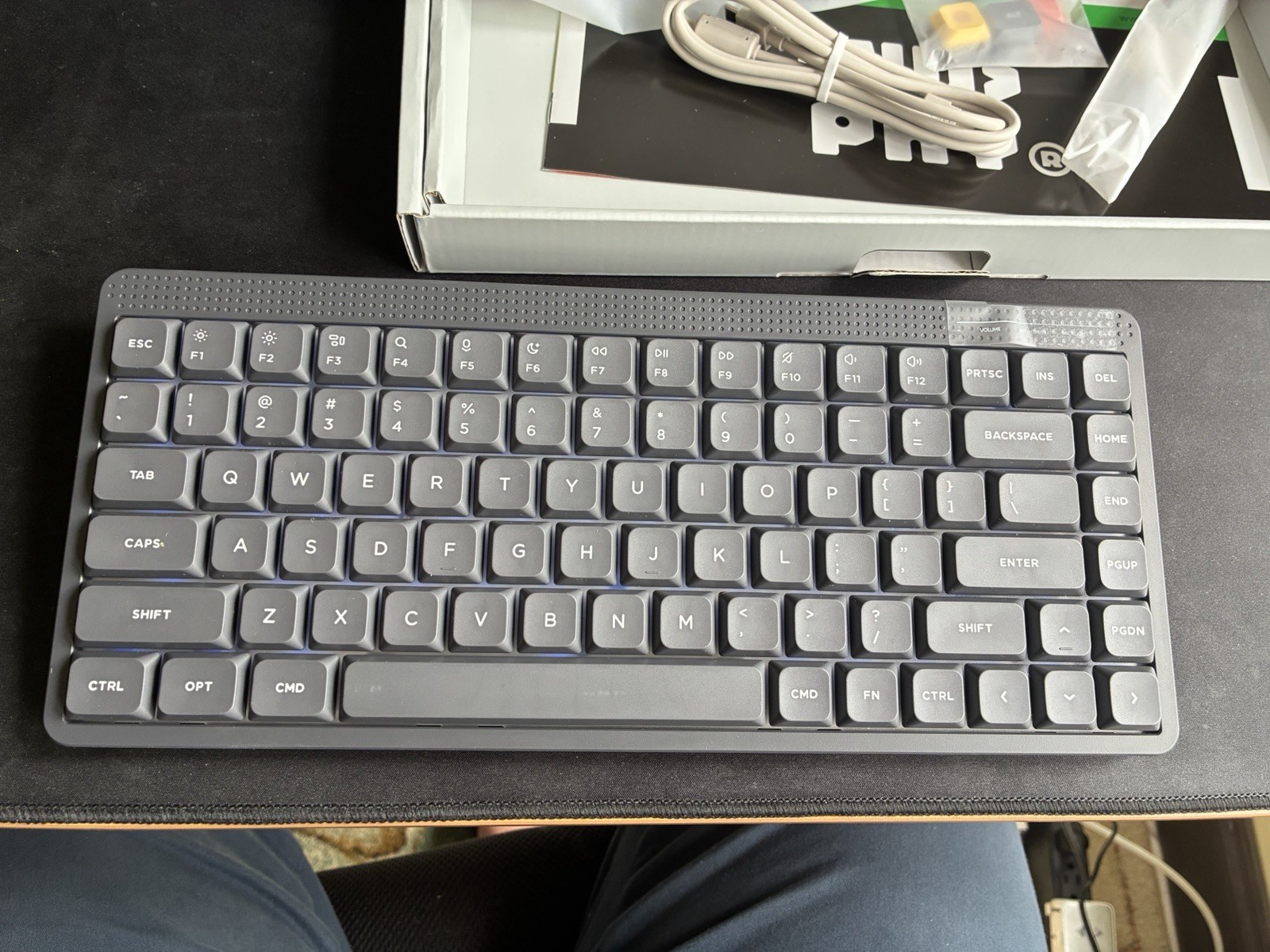 Nuphy Node 75 Low Profile Mechanical Wireless Keyboard / Brown Nano