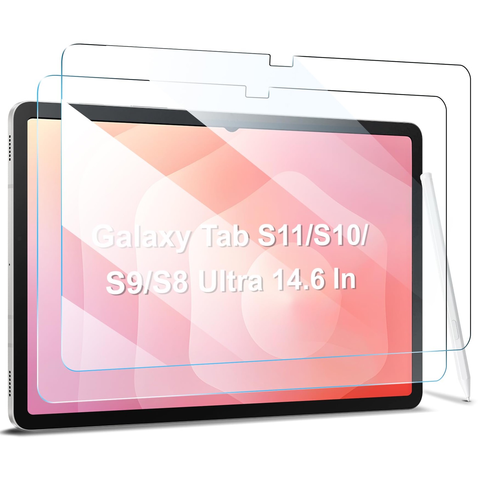 2 Pack Screen Protector For Samsung Galaxy Tab S11/S10/S9/S8 Ultra 14.6 Zo…