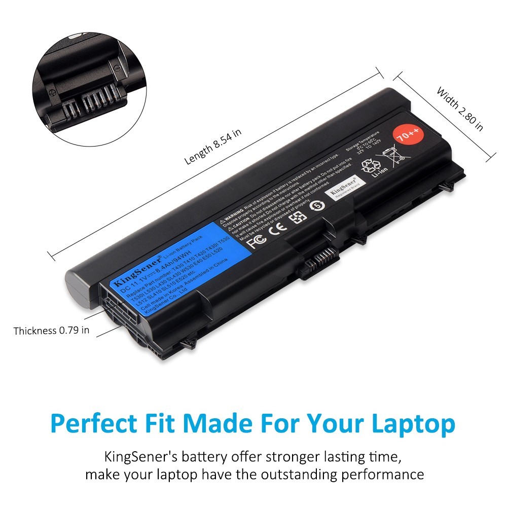 45N1007 45N1006 Battery For Lenovo ThinkPad T430 T530 W530 L430 T430i 70++ 9CELL